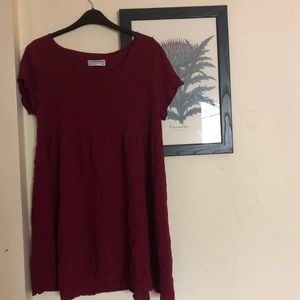 American Apparel red babydoll dress